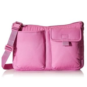 Vera Bradley Cotton Utility Small Crossbody Purse in Rich Orchid
